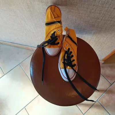 Baskets montantes en toile 